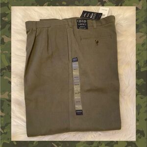 Izod 100% Cotton Twill Sportflex Pants - NWT - Size 38 x 30